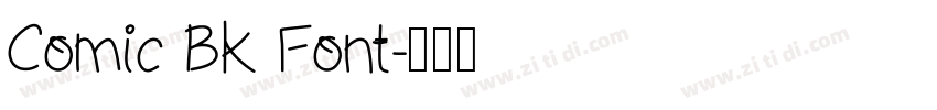 Comic Bk Font字体转换